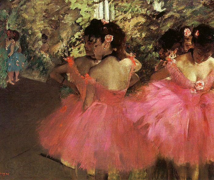 Edgar Degas Dancers in Pink_f France oil painting art